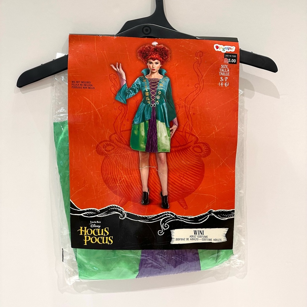 Hocus Pocus Wini Adult Costume Above the Knee Dress Size Small 4-6 - Picture 6 of 12